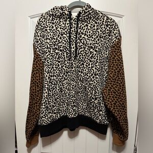 SOLD OTHER SITE.  Vans Animal Print Hoodie